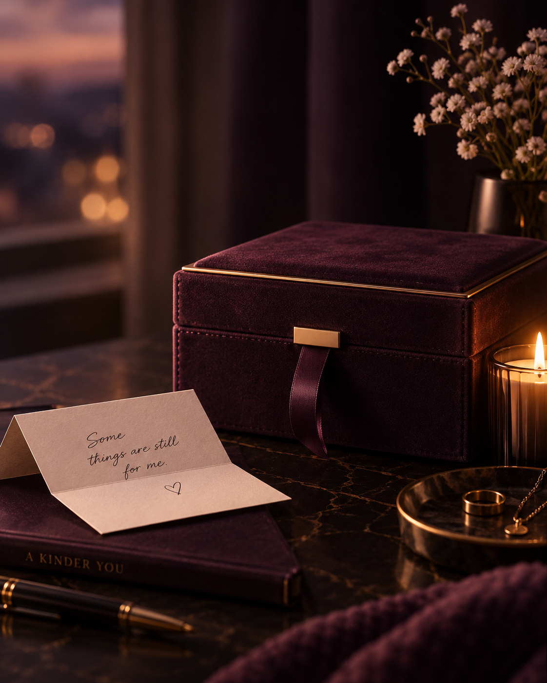 The Unsaid Box private reflection keepsake scene